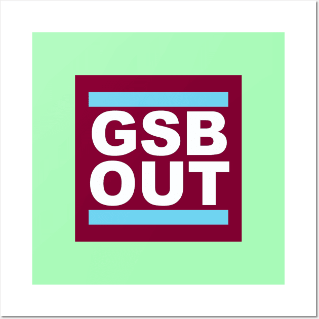 GSB OUT Flagman Wall Art by priyankajones